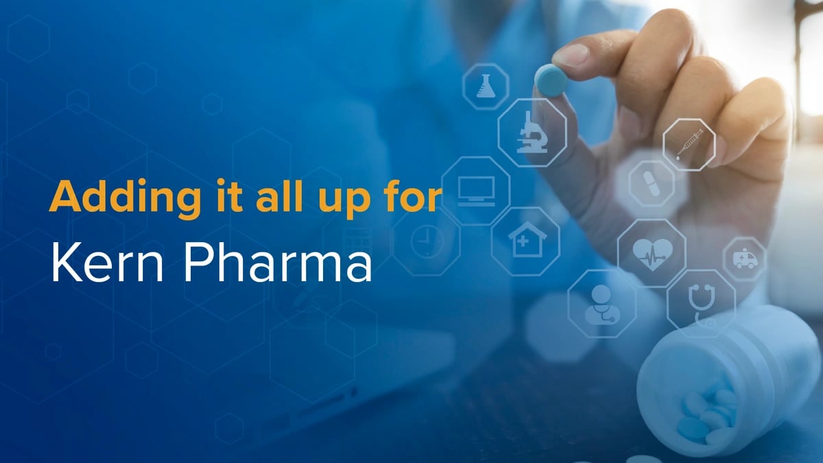 Video:  Adding it all up for Kern Pharma