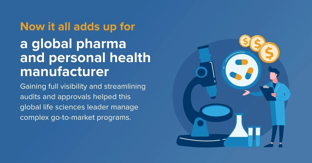 Case Study:  Now it all adds up for a global pharma and personal health manufacturer