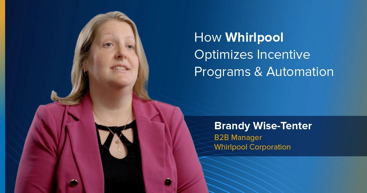 Video:  How Whirlpool Optimizes Incentive Programs & Automation